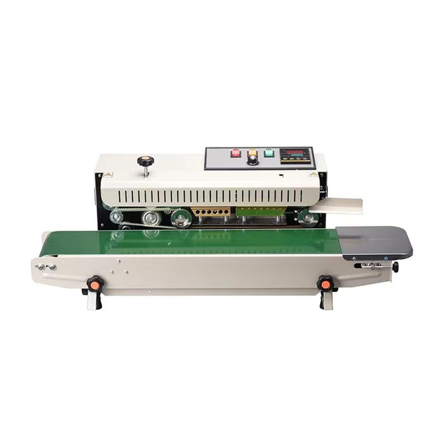 FR-900 Factory Price Automatic Continuous Horizontal Desktop Plastic Bag Sealer Film Heat Sealing Machine for Sale